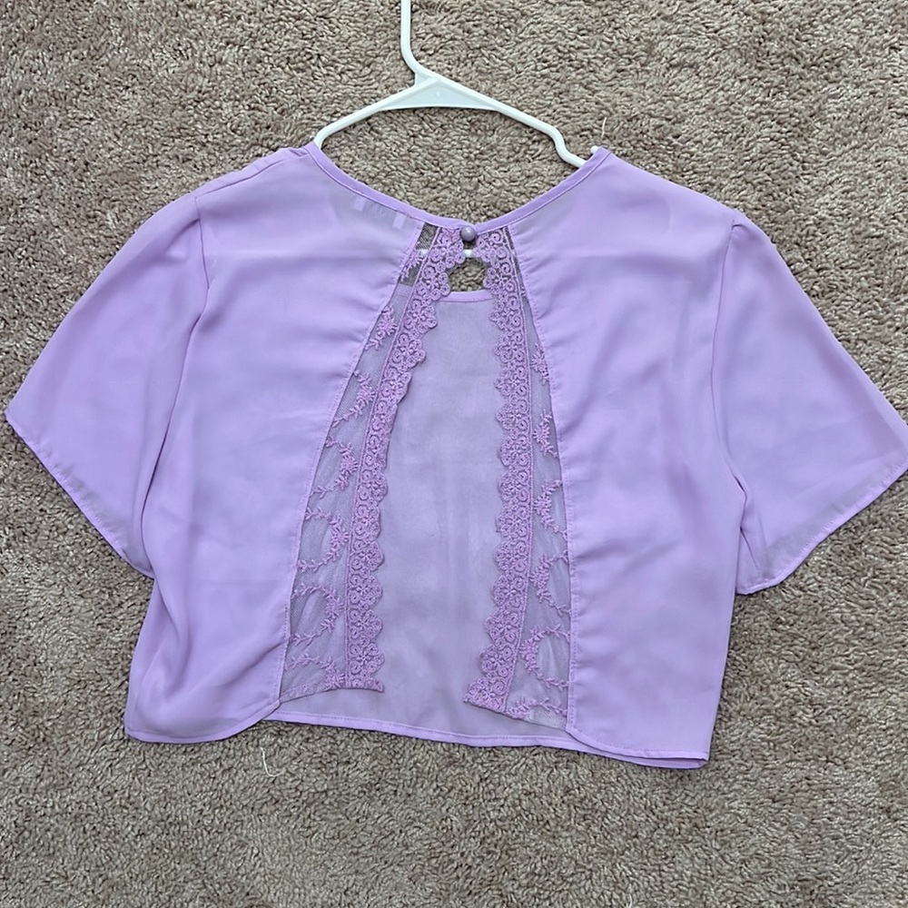Open back crop top - Picture 2 of 2